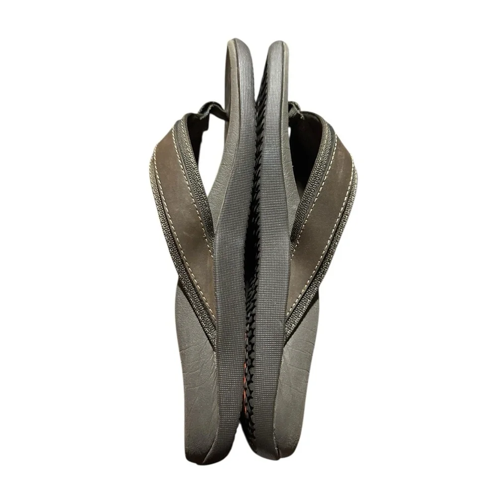 VIONIC Tide II Thong Flip Flop Sandals Size 9 WOMENS Shoes‎ Brown #S8-5